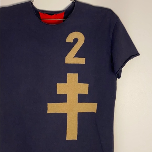 Fake London cotton and cashmere t - Picture 2 of 7